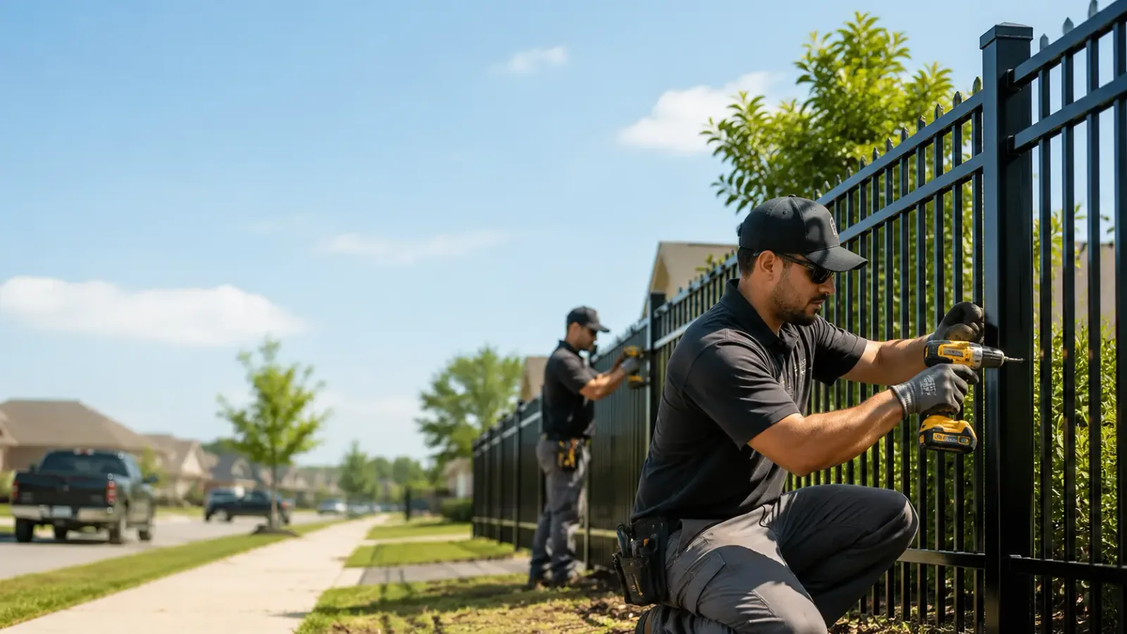 Metal Fence Installation in Hamilton, IN